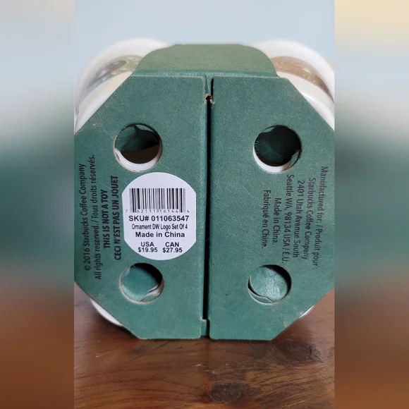 NWT- Starbucks Collector Ornaments (4) - Picture 4 of 5